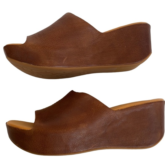 KORK-EASE open toe, open back wedge in size 39/8 .. - Picture 7 of 8